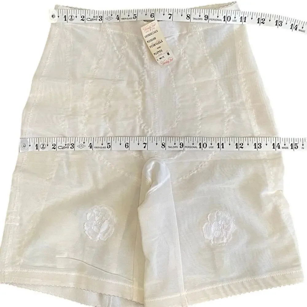 Vintage Vanity Fair Tulips Girdle NOS Long Leg Panty Size M USA - Picture 8 of 12
